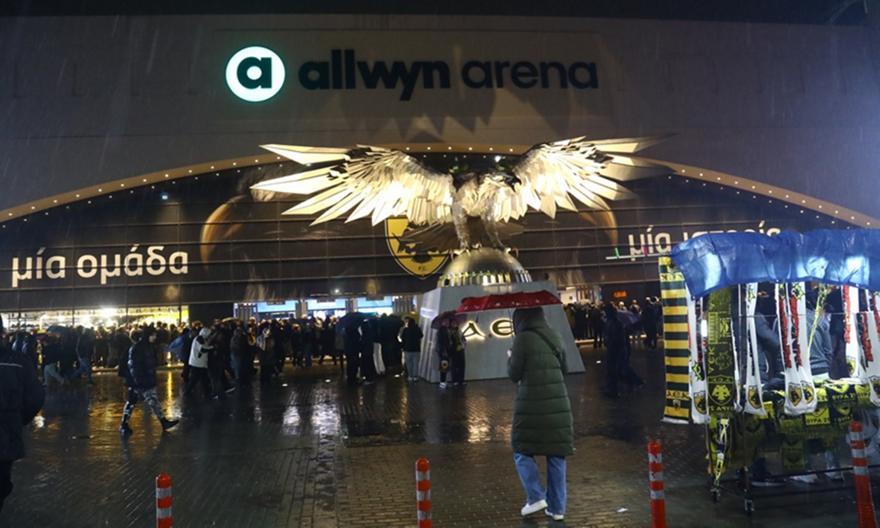 Η πρεμιέρα της Allwyn Arena στο ντέρμπι της ΑΕΚ με τον Ολυμπιακό
