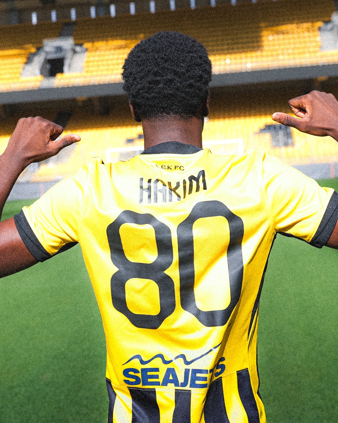 ΑΕΚ: Οι πρώτες φωτογραφίες του Σαχαμπό με τα κιτρινόμαυρα