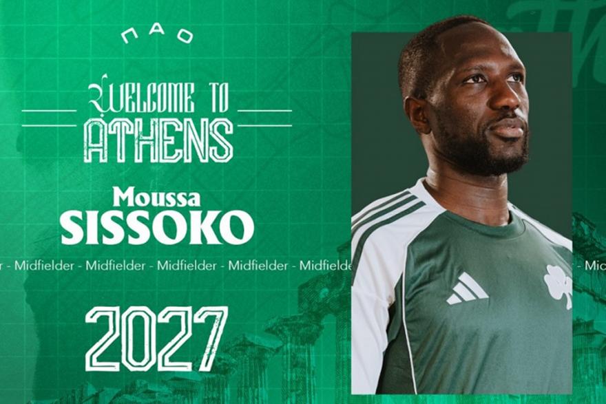 Επίσημο: Ο Παναθηναϊκός ανακοίνωσε τον Μούσα Σισοκό