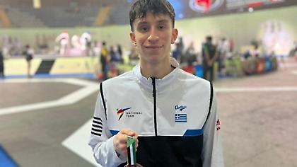 Ταεκβοντό: Χάλκινο μετάλλιο στην Φουτζέιρα ο Δημητρόπουλος