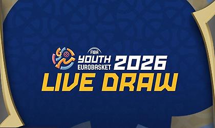 Την Πέμπτη οι κληρώσεις των Ευρωμπάσκετ Νέων
