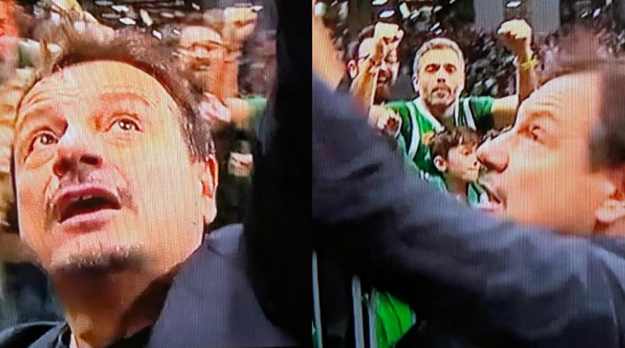 Ξέσπασμα Αταμάν προς τα media: Έδειξε το λάβαρο του 7ου αστεριού και φώναξε «συνεχίστε να γράφετε»!