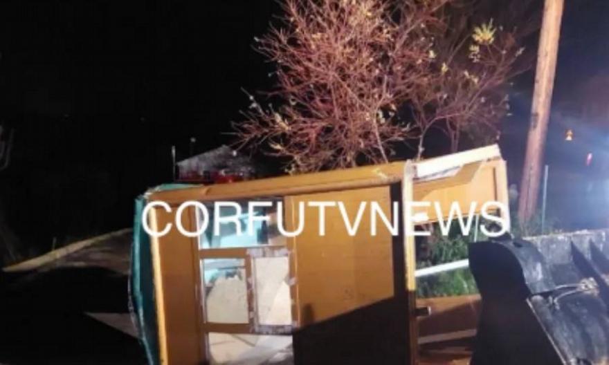 Ζημιές σε σπίτια, διακοπές ρεύματος και πτώσεις δέντρων προκάλεσε η κακοκαιρία στην Κέρκυρα