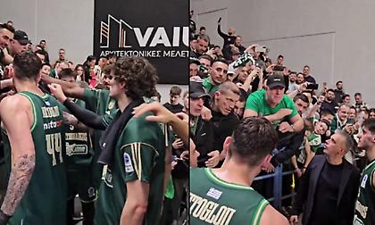 «Μία γροθιά, μία ομάδα»: Η ομιλία των οπαδών του Παναθηναϊκού στους παίκτες μετά τη νίκη επί της Καρδίτσας!