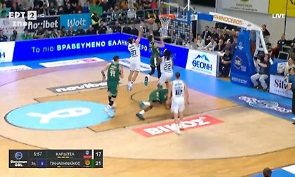 Στιγμή… Shaqtin' A Fool για τον Παναθηναϊκό στην Καρδίτσα, με έξι συνεχόμενα άστοχα σουτ κάτω από το καλάθι!