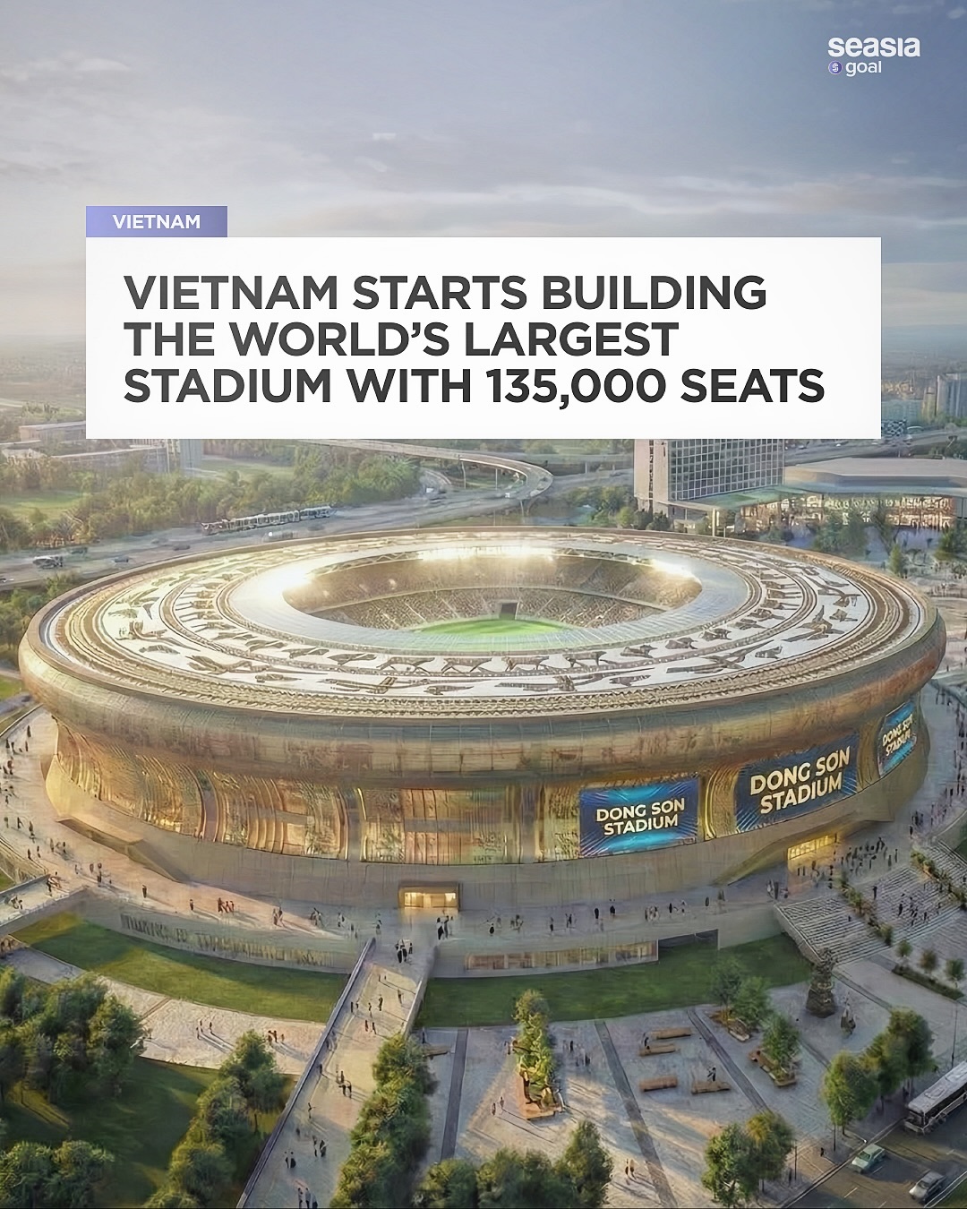 Βιετνάμ: Το μεγαλύτερο στάδιο του κόσμου χτίζεται στη χώρα
