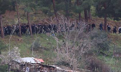 Απίστευτες εικόνες στη Βοιωτία: Οπαδοί του ΟΦΗ στον λόφο πίσω από το γήπεδο και ανάμεσα στα δέντρα!