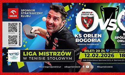 Έτοιμη να «σφραγίσει» την πρόκριση στα ημιτελικά του Champions League πινγκ πονγκ ανδρών η Μπογκόρια του Γκιώνη