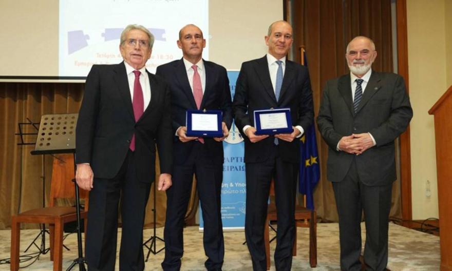 Τιμητική διάκριση στους Αγγελόπουλους από την Ελληνική Αντικαρκινική Εταιρεία