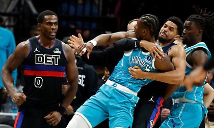 Οι ποινές όσων ενεπλάκησαν στα επεισόδια στο Χόρνετς-Πίστονς: Βαρύς ο πέλεκυς για Στιούαρτ