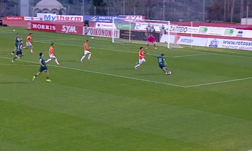 Κοντά σε άμεση απάντηση ο Λεβαδειακός, σημάδεψε δοκάρι ο Παλάσιος