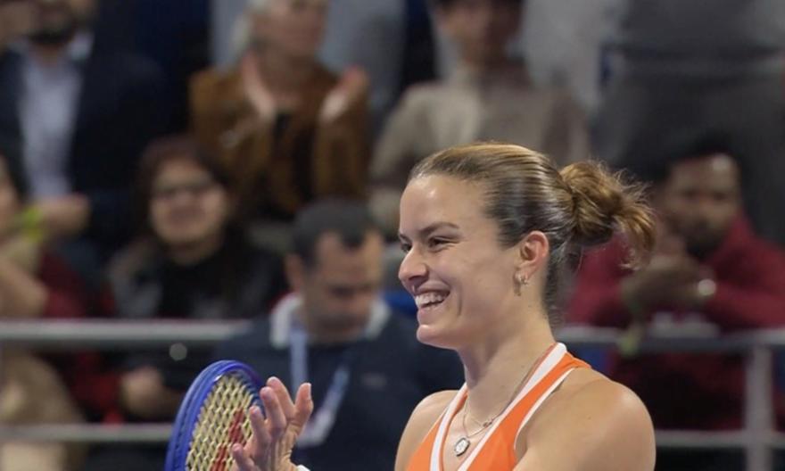 Σάκκαρη: «Είμαι άφωνη με τη νίκη επί της Σφιόντεκ - Φέτος πιστεύω στον εαυτό μου»!