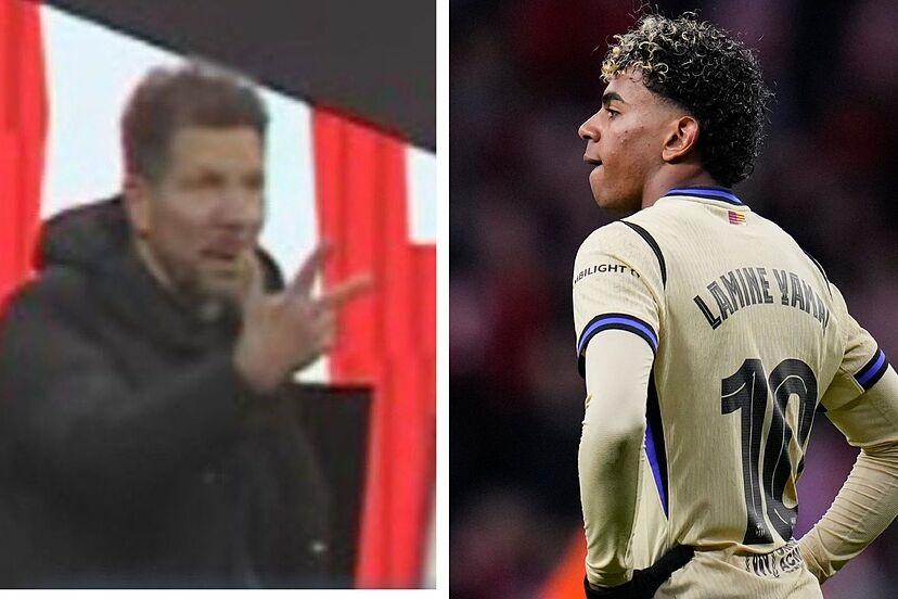 Χλεύασε τον Λαμίν Γιαμάλ ο Σιμεόνε, δείχνοντάς του τρία δάχτυλα