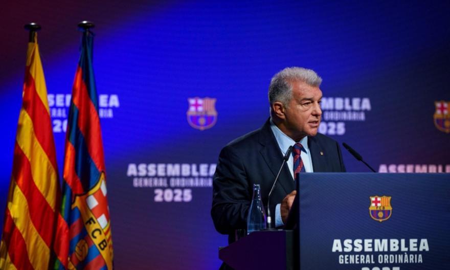 Βέλη Λαπόρτα για τη διαιτησία: «Πρέπει να παλέψουμε κόντρα σε όλους και σε όλα, τίποτα δεν είναι τυχαίο»