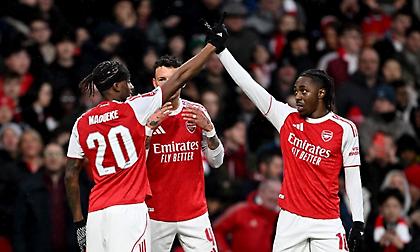 Πρόκριση για την Άρσεναλ με show ενός ημιχρόνου και με «βάπτισμα του πυρός» για 19χρονο πορτιέρε!