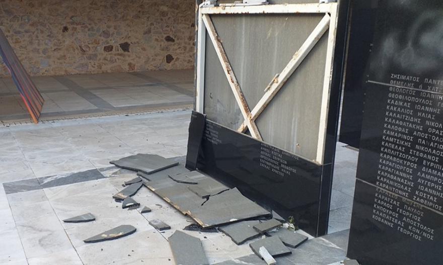 Φθορές στο Μνημείο των 200 εκτελεσθέντων στην Καισαριανή