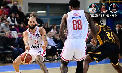 «Έβγαλε εύκολα την υπεροχή του ο Ολυμπιακός, φυσιολογική η ήττα για την ΑΕΚ»: Το σχόλιο Ζέρβα και Ρομπόλη από την Κρήτη