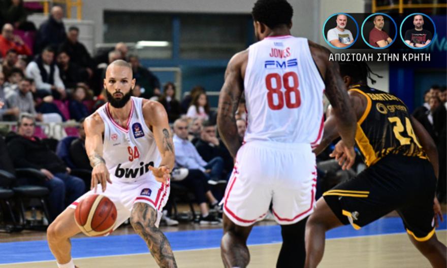 «Έβγαλε εύκολα την υπεροχή του ο Ολυμπιακός, φυσιολογική η ήττα για την ΑΕΚ»: Το σχόλιο Ζέρβα και Ρομπόλη από την Κρήτη