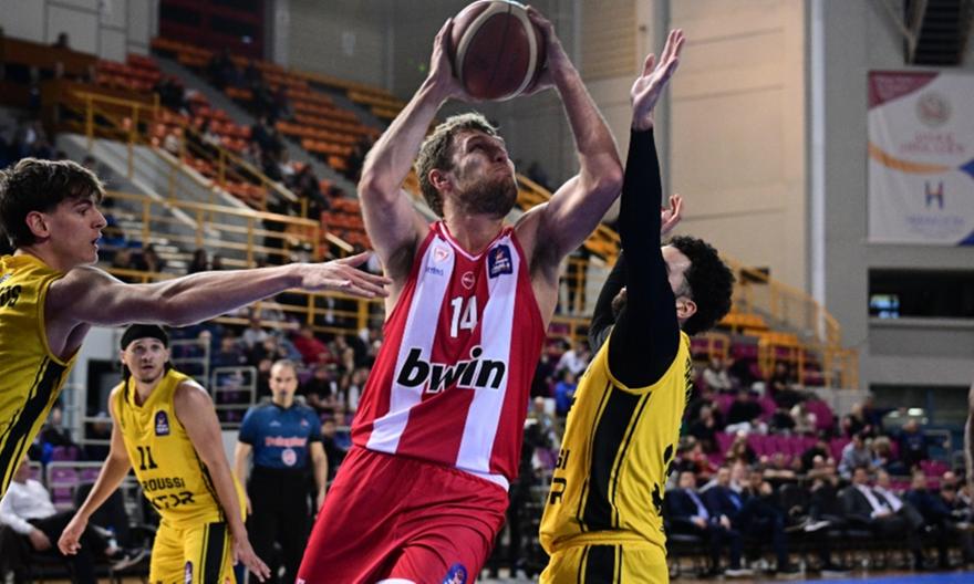 Χάιδεψε το γκάζι όσο χρειαζόταν και προκρίθηκε στο Allwyn Final 8 ο Ολυμπιακός!