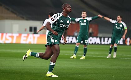 Υπέροχη σέντρα Κυριακόπουλου, άψογη κεφαλιά Τετέι και 1-1 ο Παναθηναϊκός!