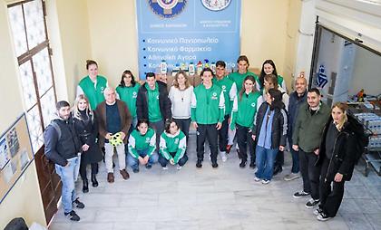 Στο Κέντρο Υποδοχής & Αλληλεγγύης Δήμου Αθηναίων ο Παναθηναϊκός