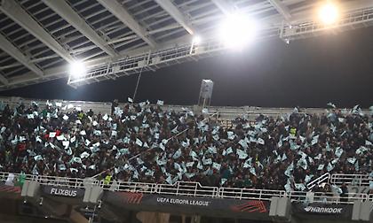 Σχεδόν ίδιος κόσμος για Παναθηναϊκό και ΠΑΟΚ στις μάχες των playoffs του Europa League