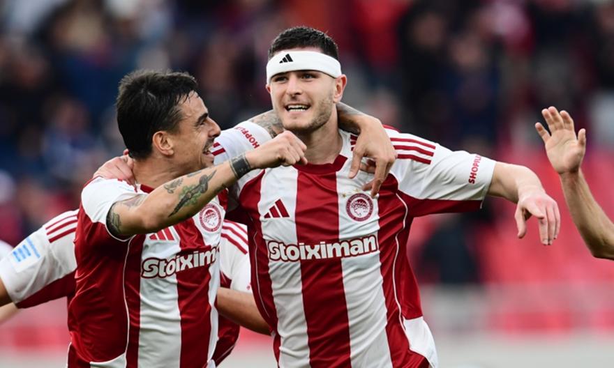 Ατσάλινος Πιρόλα, σκόραρε με δεμένο κεφάλι το πρώτο του γκολ με τον Ολυμπιακό!