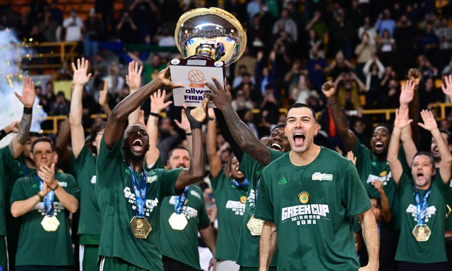 Allwyn Final 8: Σλούκας, Ναν και Γκραντ σήκωσαν το 22ο Κύπελλο του Παναθηναϊκού