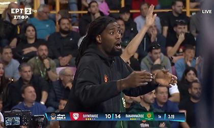 Ζει έντονα τον μεγάλο τελικό από τον πάγκο του Παναθηναϊκού ο Λεσόρ