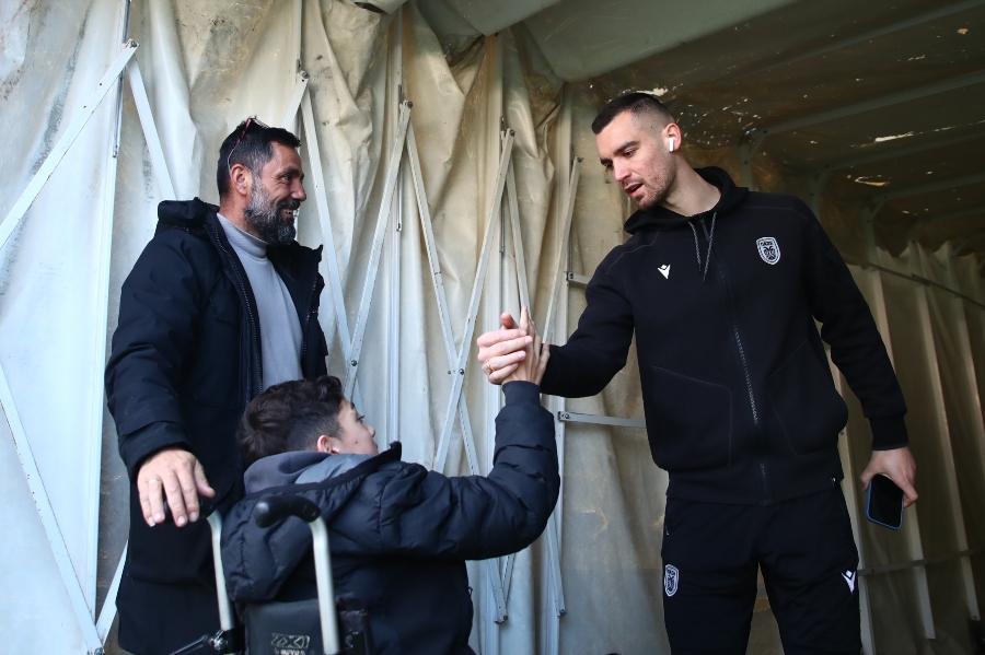 ΑΕΛ Novibet-ΠΑΟΚ: Στην AEL FC Arena ο Γιάννης Παπαστεφανάκης