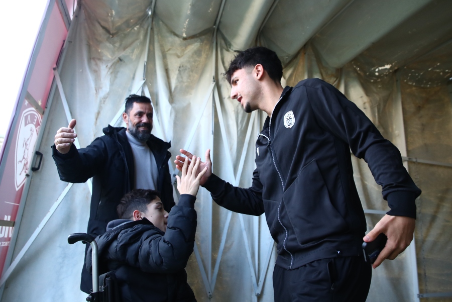 ΑΕΛ Novibet-ΠΑΟΚ: Στην AEL FC Arena ο Γιάννης Παπαστεφανάκης