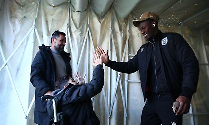 Στην AEL Novibet Arena ο Γιάννης Παπαστεφανάκης για να δει το ματς του ΠΑΟΚ