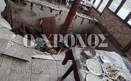 Ροδόπη: Κατέρρευσε πάτωμα σε ταβέρνα, δύο εισαγωγές στο Νοσοκομείο