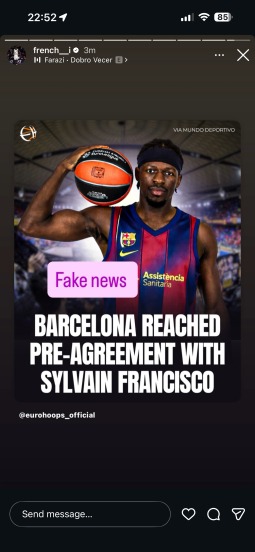 Φρανσίσκο: Κατηγορηματική διάψευση για τα περί συμφωνίας με την Μπαρτσελόνα