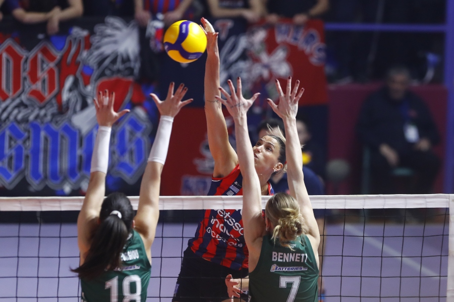 Πανιώνιος-Παναθηναϊκός 0-2 σετ: Στον τελικό του CEV Challenge Cup οι «πράσινες»