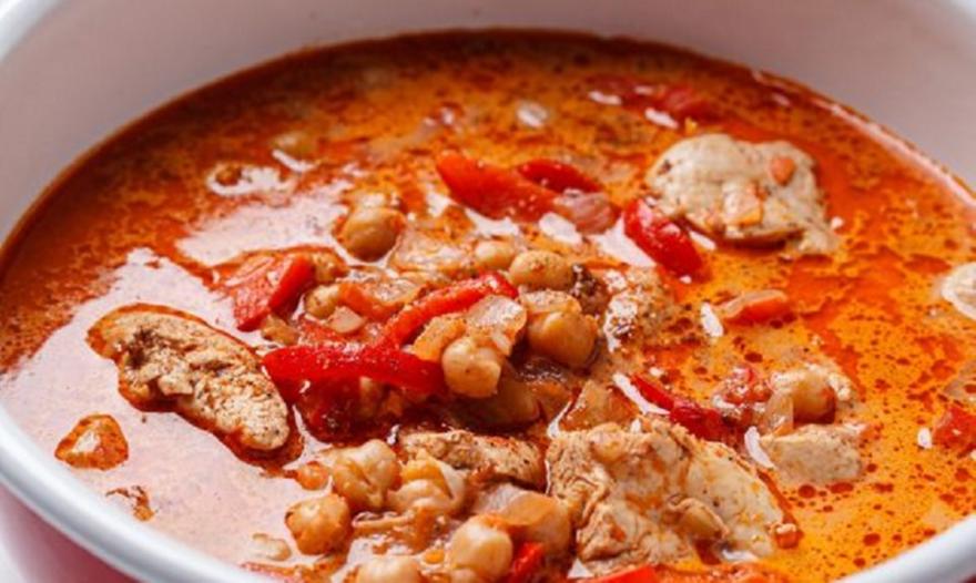 Κοτόπουλο με ρεβίθια τίκα μασάλα (tikka masala)