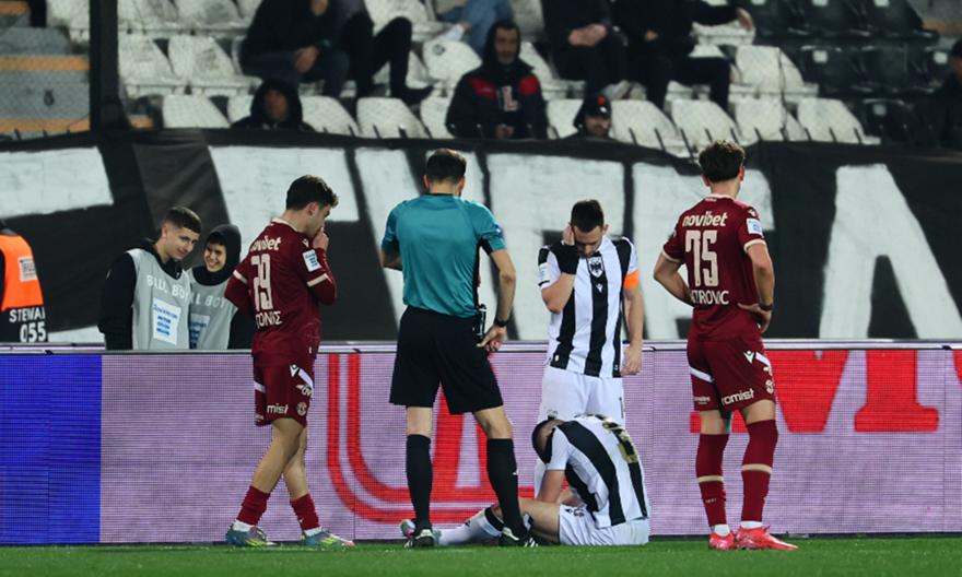 Κάκωση ποδοκνημικής η πρώτη εκτίμηση για Κένι, καθησυχαστικοί στον ΠΑΟΚ