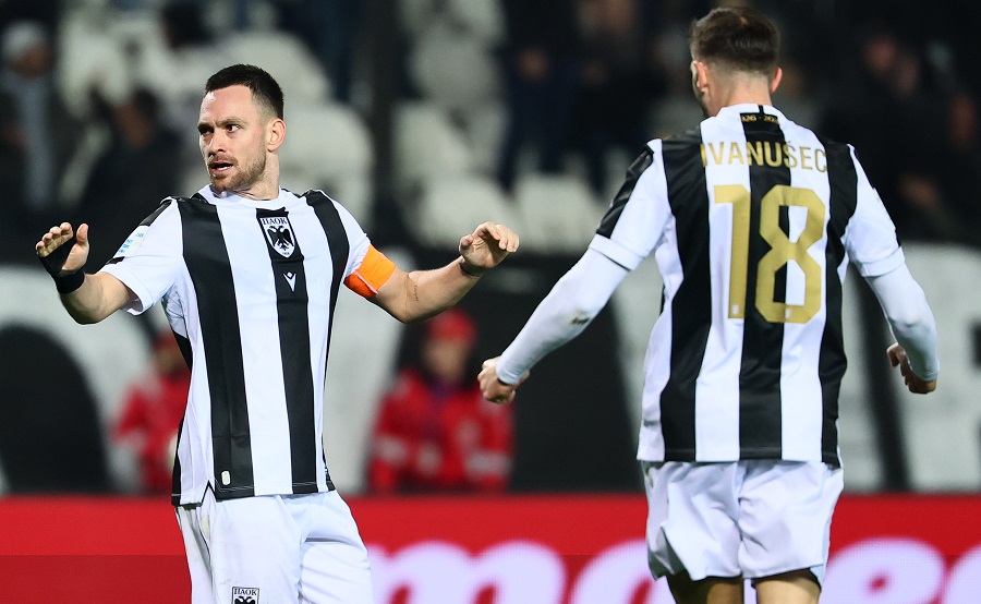 ΠΑΟΚ-Αστέρας 2-0: Επιστροφή στις νίκες με λάμψη Χατσίδη