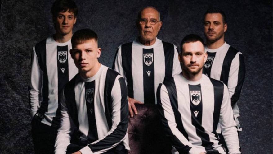 ΠΑΟΚ 100: Αποκαλύφθηκε η επετειακή φανέλα με Κούδα, Βιεϊρίνια και τα αστέρια του σήμερα