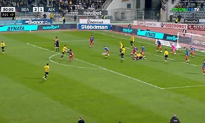 Η σωτήρια «οβίδα» του Ρέλβας για το 2-2 της ΑΕΚ στο 98'!