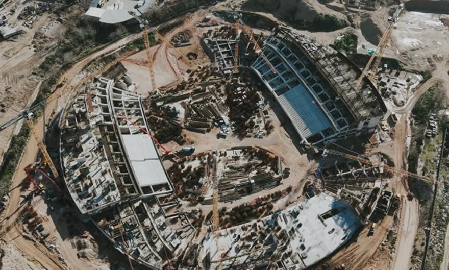 Παίρνει μορφή το «παλάτι»: Πλάνα από την πορεία εργασιών στο νέο γήπεδο του Παναθηναϊκού