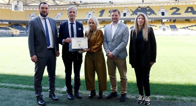 ΑΕΚ: Κορυφαία πιστοποίηση για την ALLWYN Arena