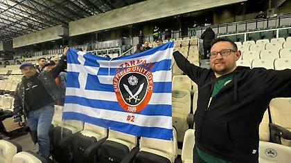 Παναθηναϊκός: Οπαδοί της Σέφιλντ ήρθαν Λεωφόρο να τιμήσουν τον Μπάλντοκ