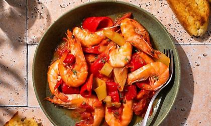 Εναλλακτικό και νηστίσιμο σπεντζοφάι με γαρίδες