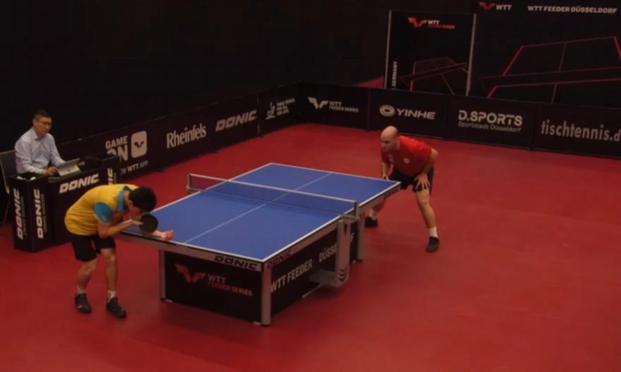 Εξασφάλισε την πρωτιά στον όμιλό του ο Σγουρόπουλος στο WTT Feeder του Ντίσελντορφ