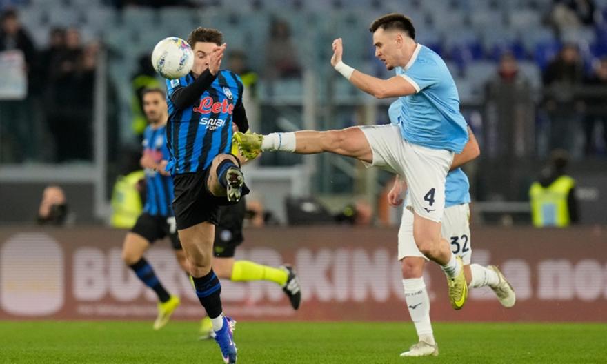 «Χορταστική» ισοπαλία στη Ρώμη και ανοικτοί... λογαριασμοί για Λάτσιο και Αταλάντα στα ημιτελικά του Coppa Italia