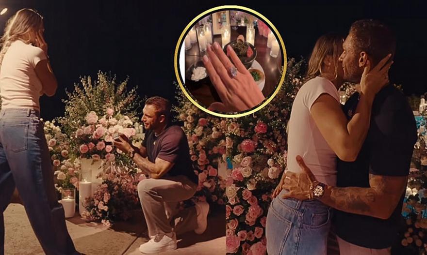 Παντρεύονται Σαμπαλένκα και Φραγκούλης-Η πρόταση γάμου on camera