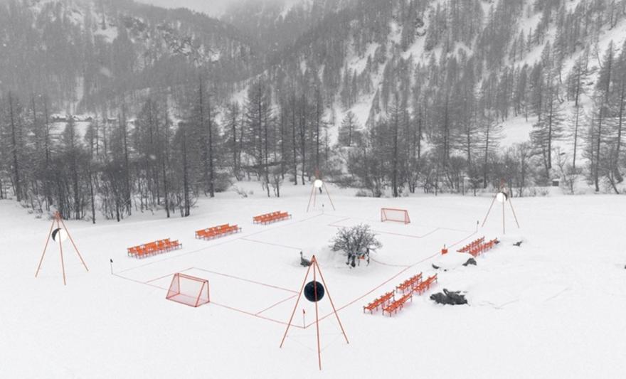 Το νέο φορητό γήπεδο ποδοσφαίρου της Nike που μπορεί να στηθεί παντού