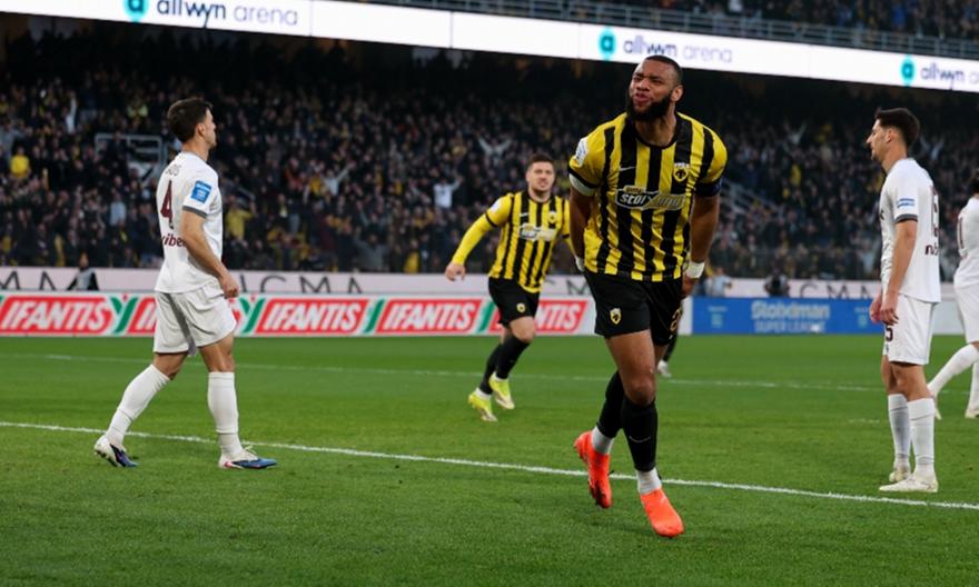 Τα highlights της αγχωτικής νίκης της ΑΕΚ επί της ΑΕΛ Novibet