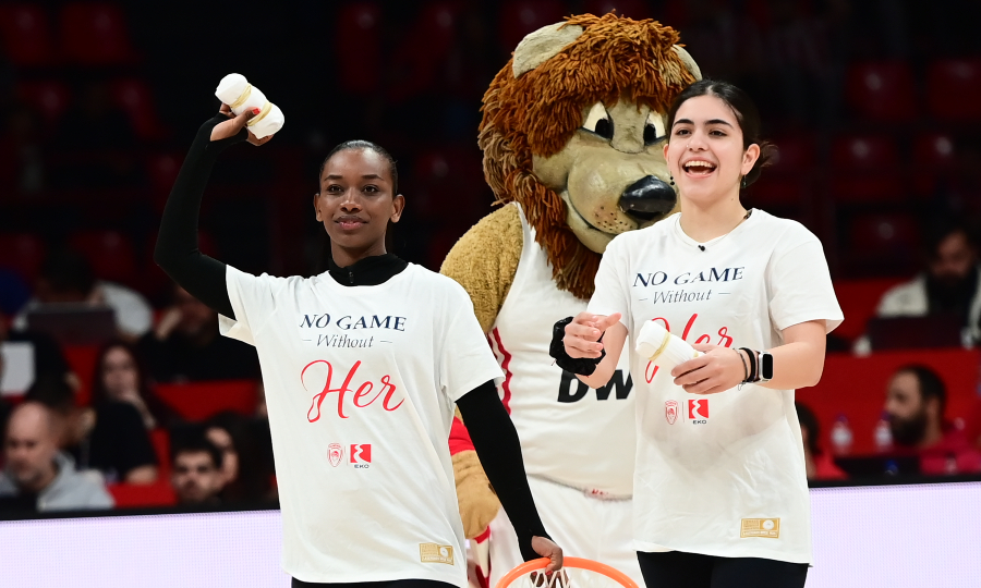 Ολυμπιακός: Μήνυμα για την Παγκόσμια Ημέρα της Γυναίκας στο ΣΕΦ